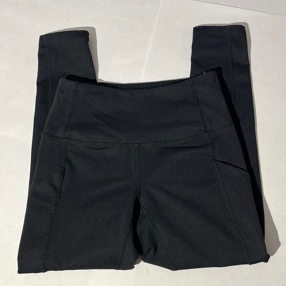Zella black leggings womens sz small pants capris yoga Nordstrom tights